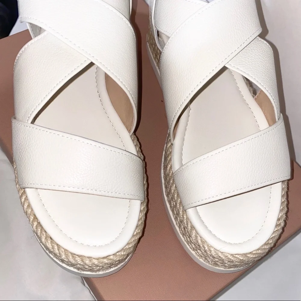 Via Spiga Leather Espadrille Sandal - Picture 5 of 11